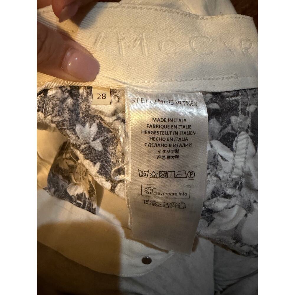 Stella McCartney white flared jeans size 28 - Picture 3 of 4